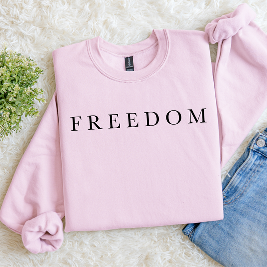 Charlie Kirk Freedom Crewnecks