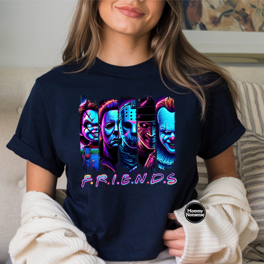 Horror Baddies Friends Bright - DTF TRANSFER (A11)