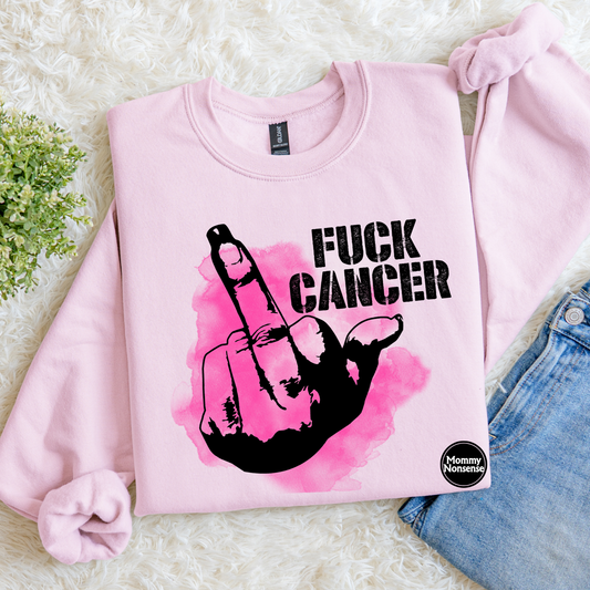FK Cancer Middle Finger -DTF TRANSFER (K10) DTF Transfer