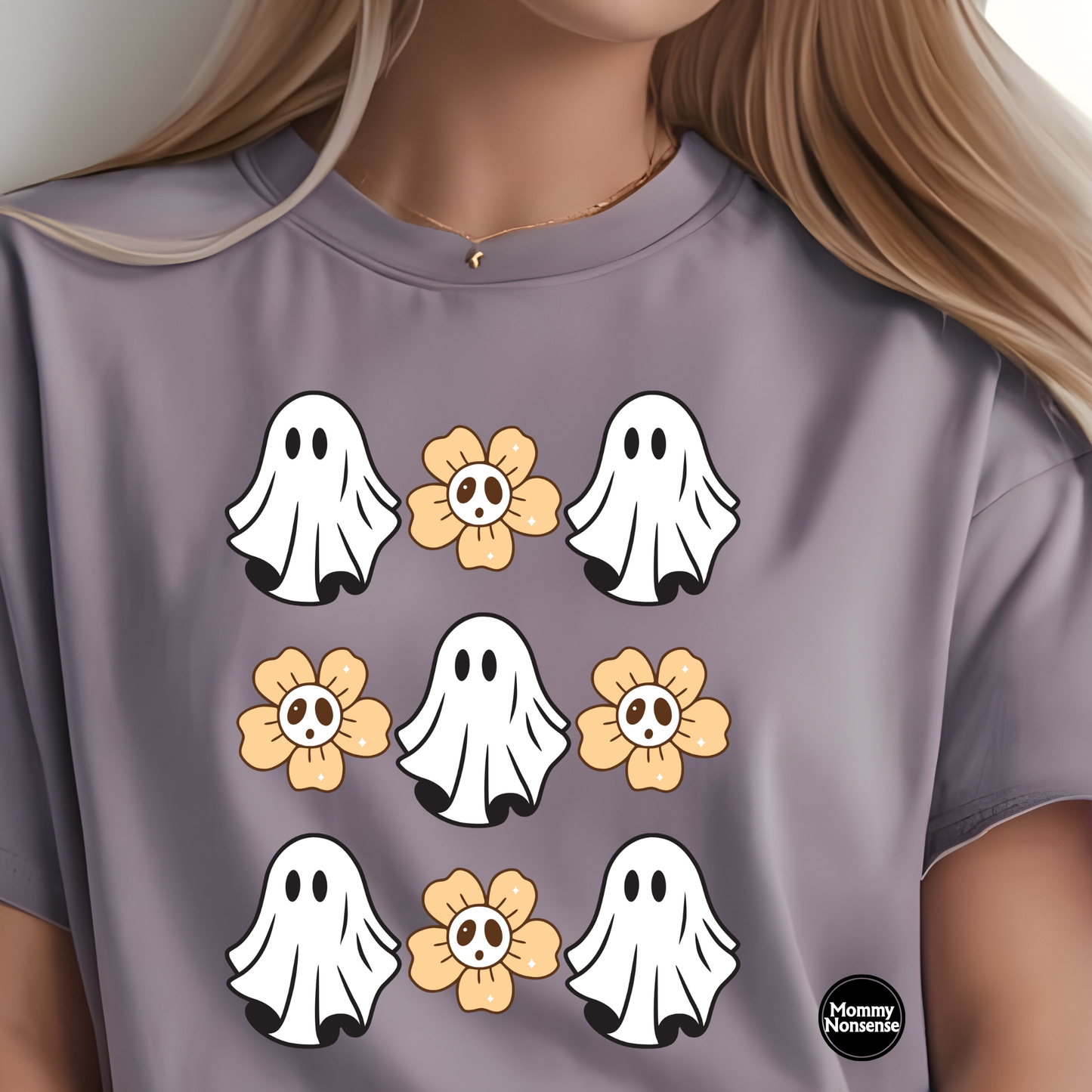 Ghosts and flowers- DTF TRANSFER (B3)