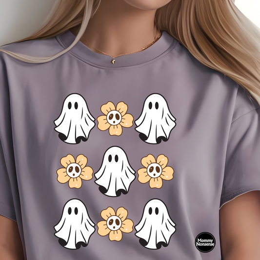 Ghosts and flowers- DTF TRANSFER (B3)