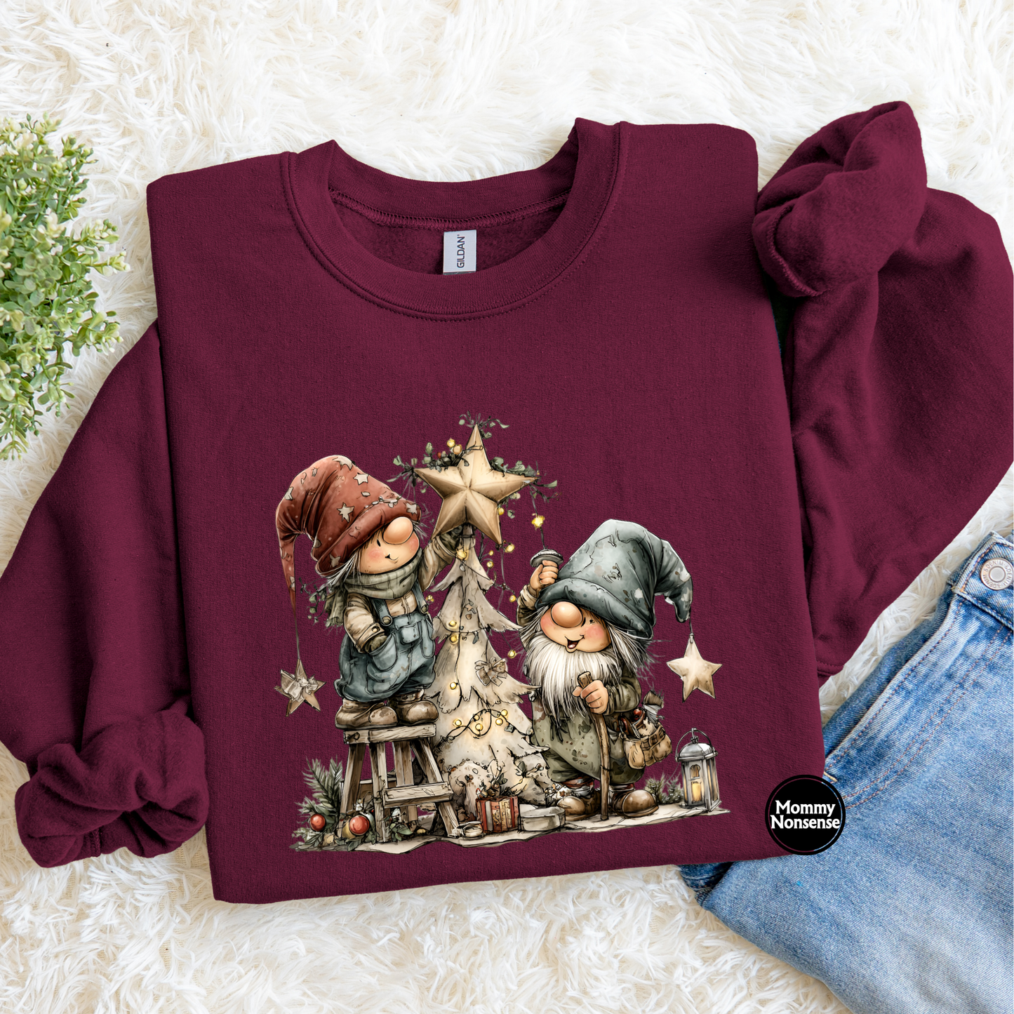 Gnome 2 Christmas- DTF TRANSFER (K90) DTF Transfer