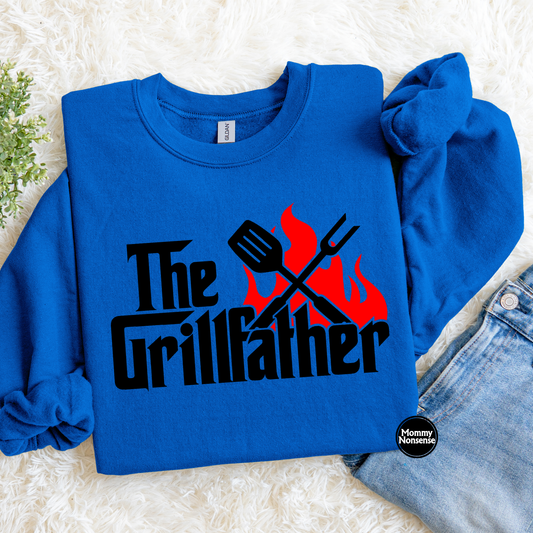 The Grillfather (blk)- DTF TRANSFER (L790) DTF Transfer