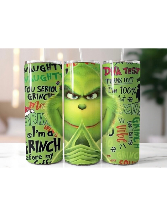 Grinch 20 oz Tumbler