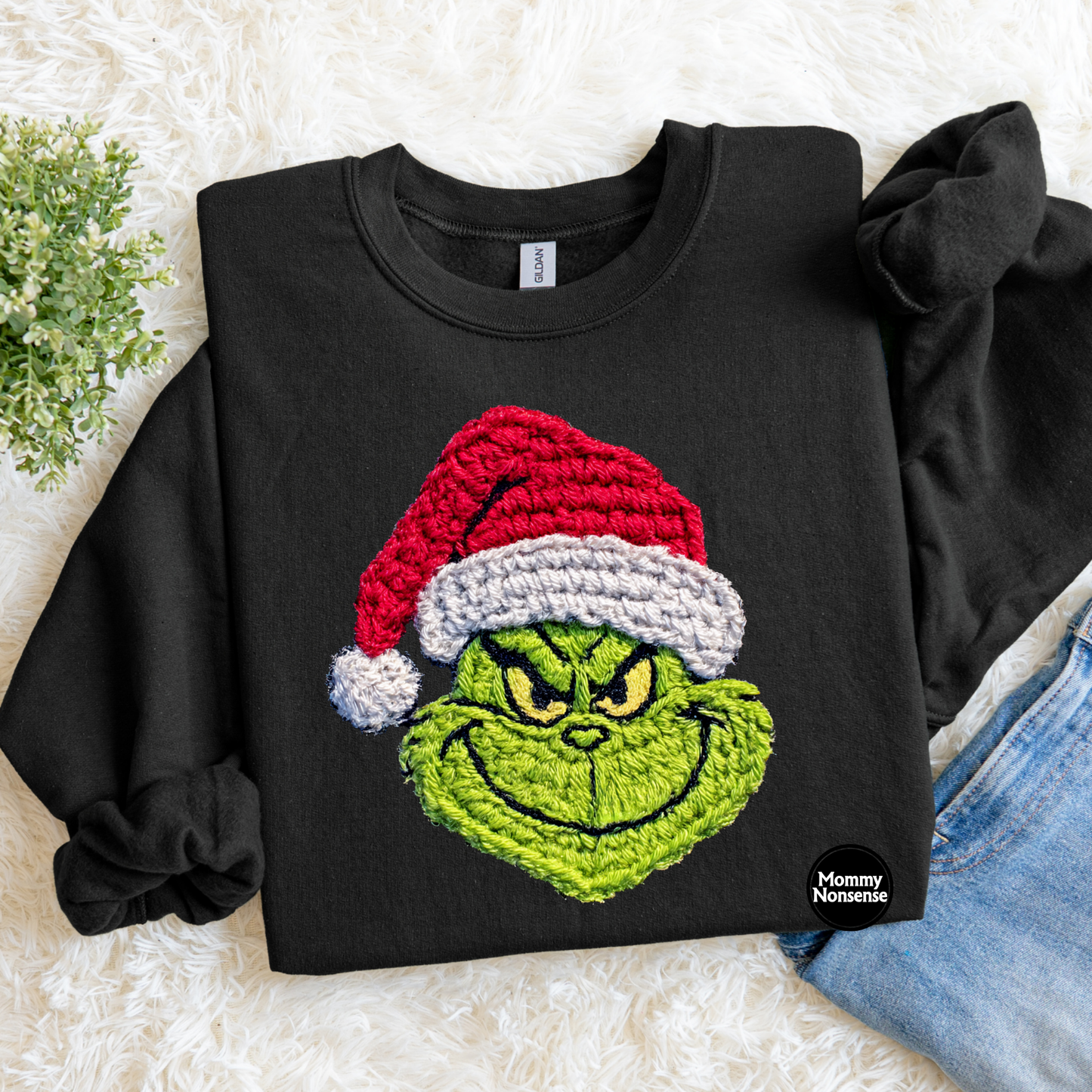 Crochet Realistic 3D Look G Man- DTF TRANSFER (K32) DTF Transfer