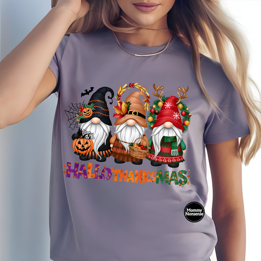 Hallothanksmas Gnomes-DTF TRANSFER (I11) DTF Transfer