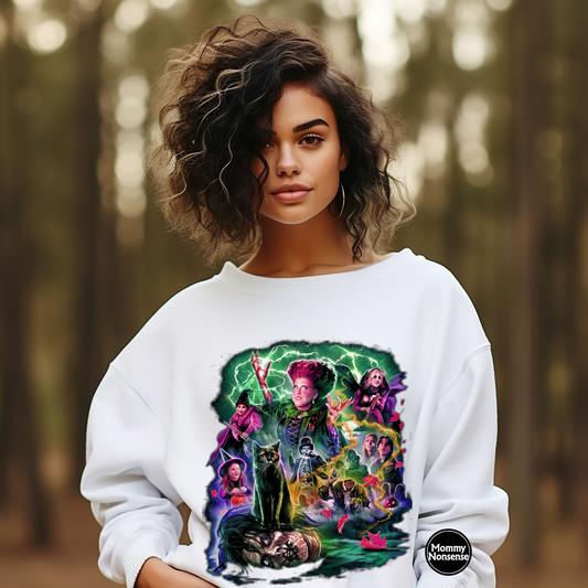 H.P. evil witches Crew -DTF TRANSFER (I7) DTF Transfer