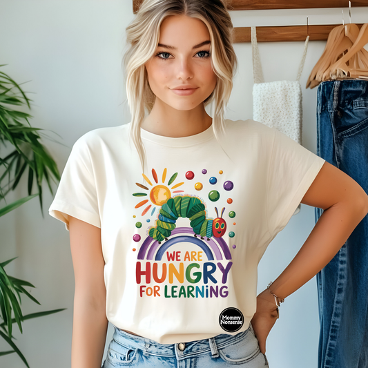 Hungry For Learning -DTF TRANSFER (J62) DTF Transfer