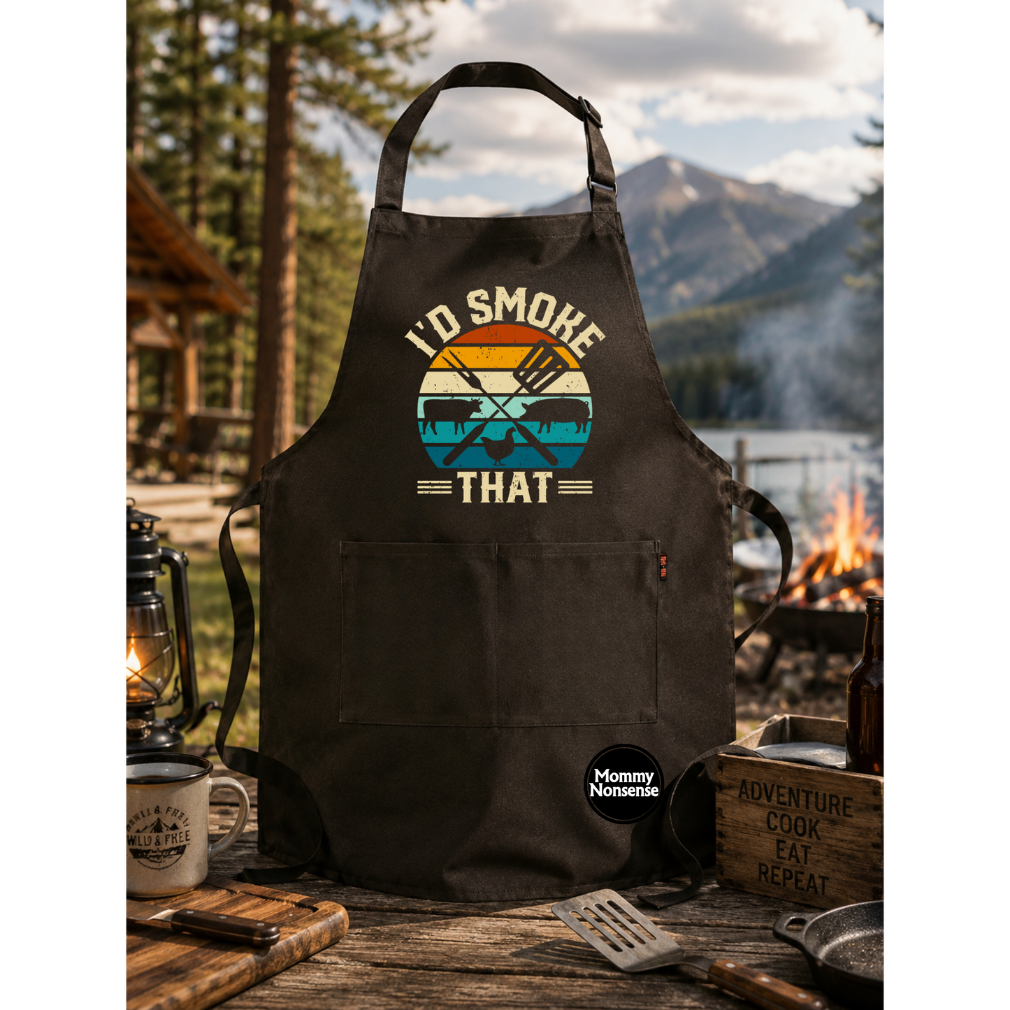 I'd Smoke That Grill Apron
