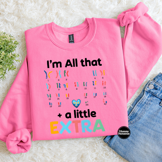 I'm All That And A Little Extra (blk)- DTF TRANSFER (L529) DTF Transfer
