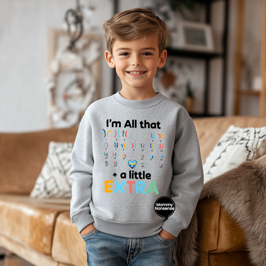 I'm All That And A Little  Extra (blk)- DTF TRANSFER  (Z106)