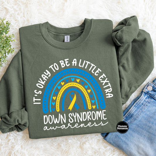 It's Okay To Be A Little Different (wht)- DTF TRANSFER (L532) DTF Transfer