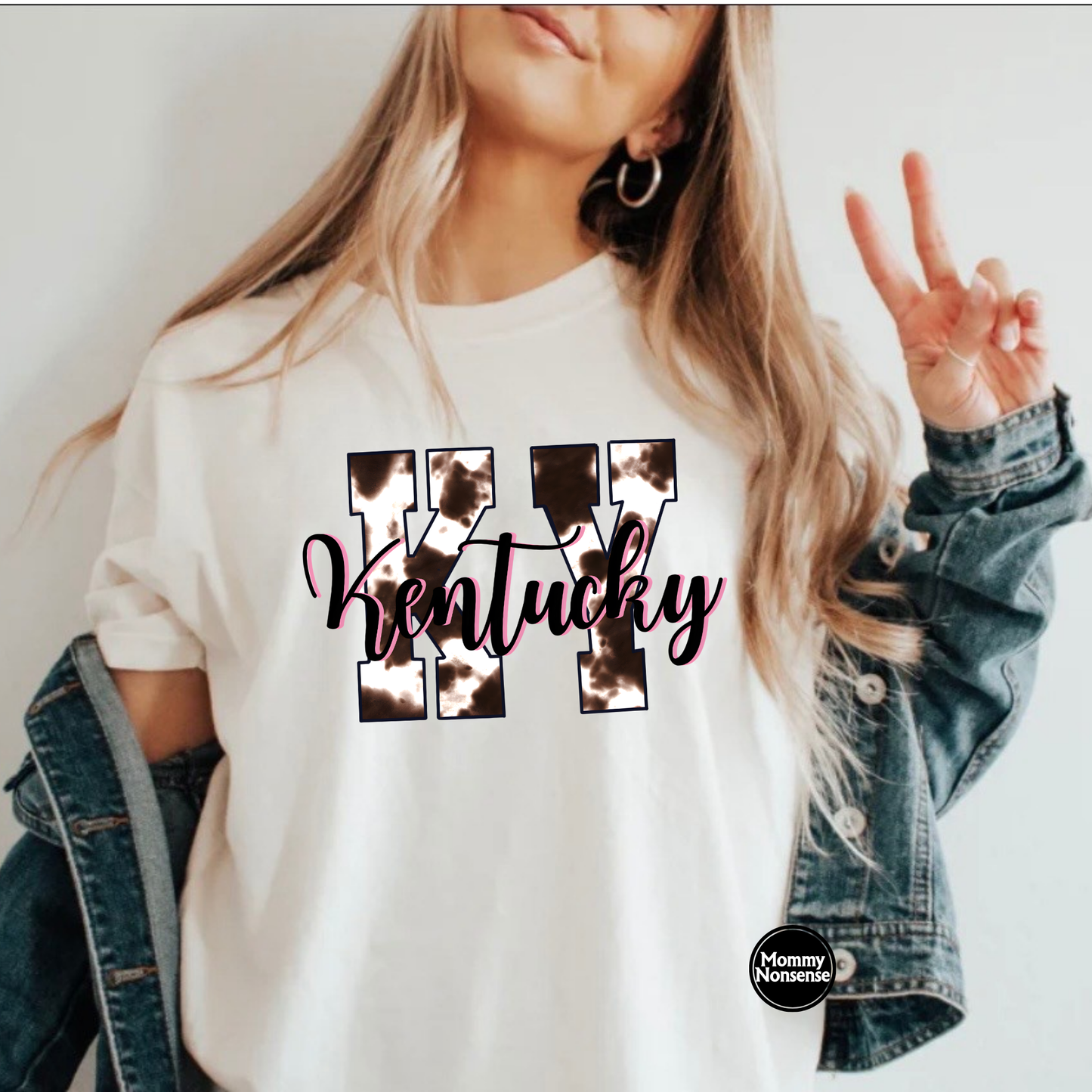 Kentucky cowhide- DTF TRANSFER (L561) DTF Transfer