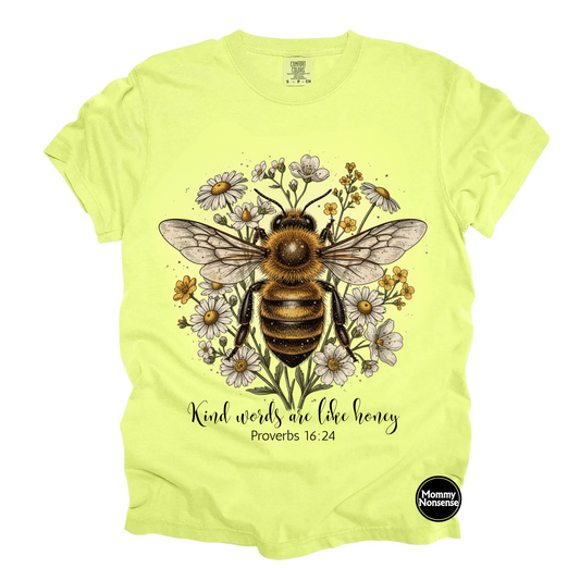 Kind Words are like Honey- DTF TRANSFER (L631) DTF Transfer