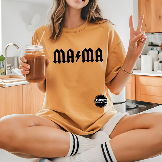 MaMa Lightning Bolt - DTF TRANSFER  (R7)