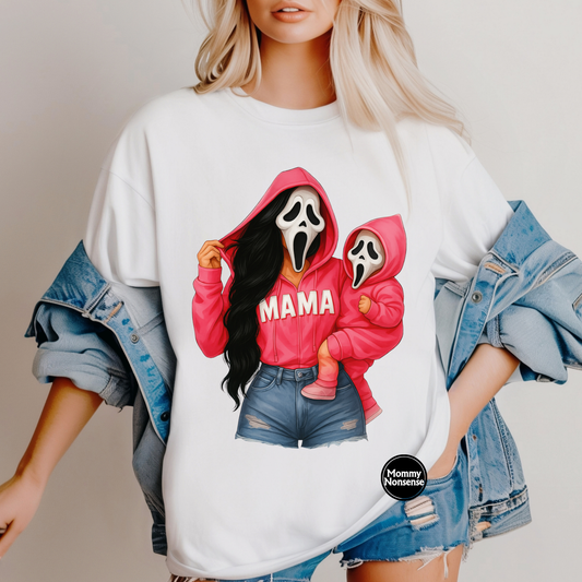 MAMA and baby horror  -DTF TRANSFER (J14) DTF Transfer