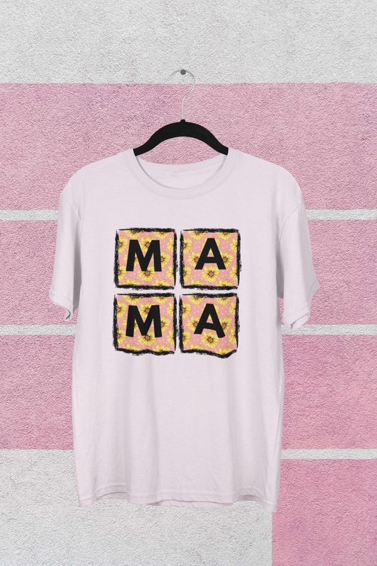 sunflower squares MAMA - DTF TRANSFER (O4)