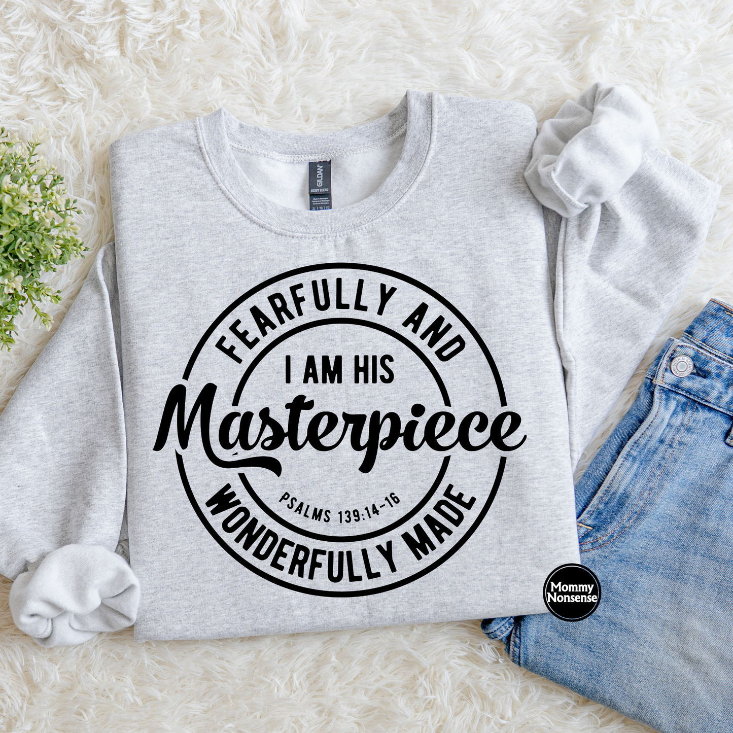 Fearfully Made (blk)- DTF TRANSFER (K99) DTF Transfer