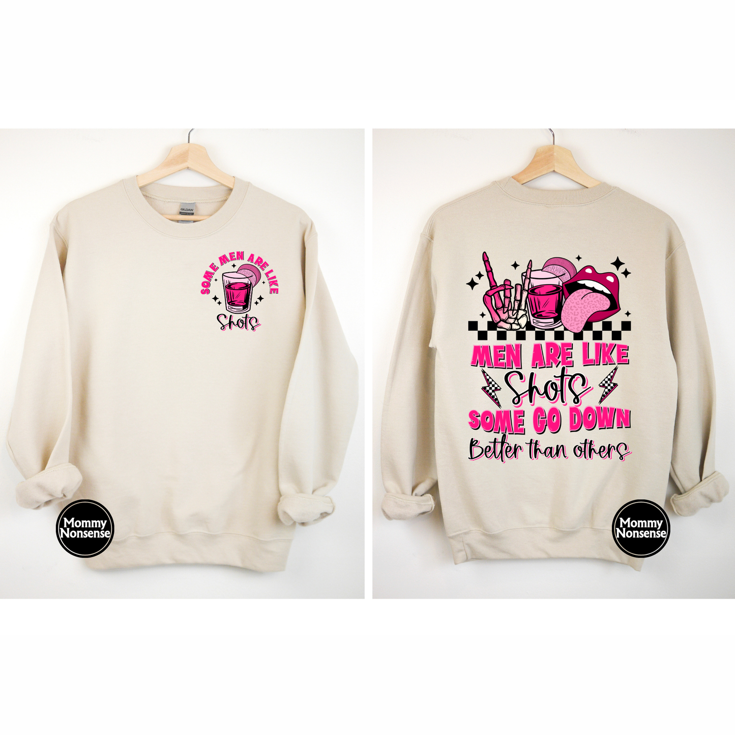 Men Are Like Shots- DTF TRANSFER (L473) DTF Transfer