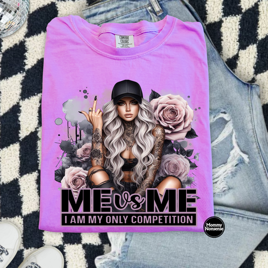 Me Vs Me- DTF TRANSFER (L413) DTF Transfer