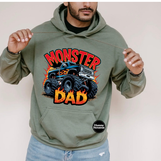 Monster Dad- DTF TRANSFER (L477) DTF Transfer