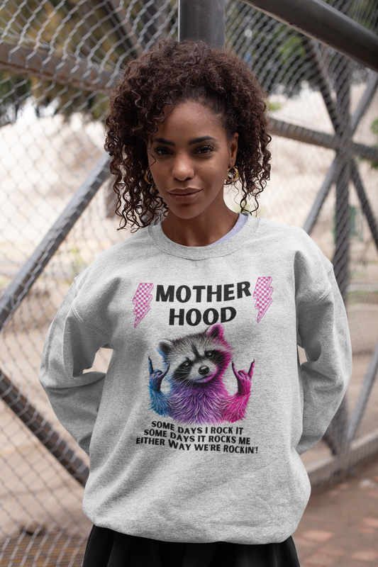 Motherhood Racoon - DTF TRANSFER (J7) COLD PEEL