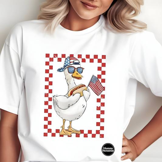 Patriotic Duck - DTF TRANSFER (X3)