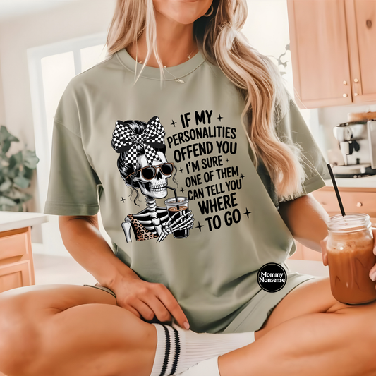 If My Personality Offends You- DTF TRANSFER (L216) DTF Transfer