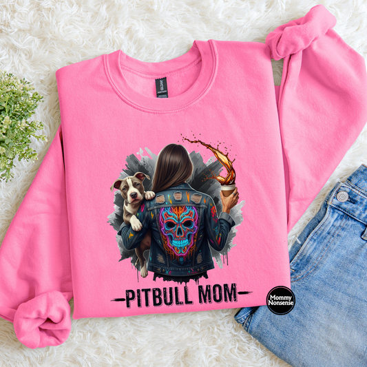 Pitbull Mom- DTF TRANSFER (L805) DTF Transfer