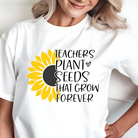 Teacher- Plant Seeds - (Q3) DTF TRANSFER