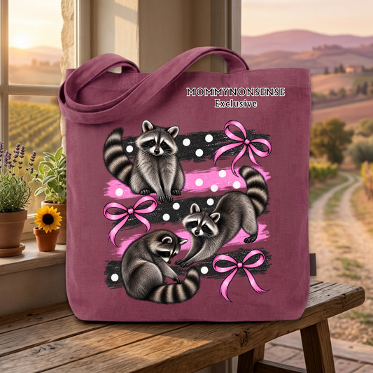 Raccoons and Bows- DTF TRANSFER (L994) DTF Transfer