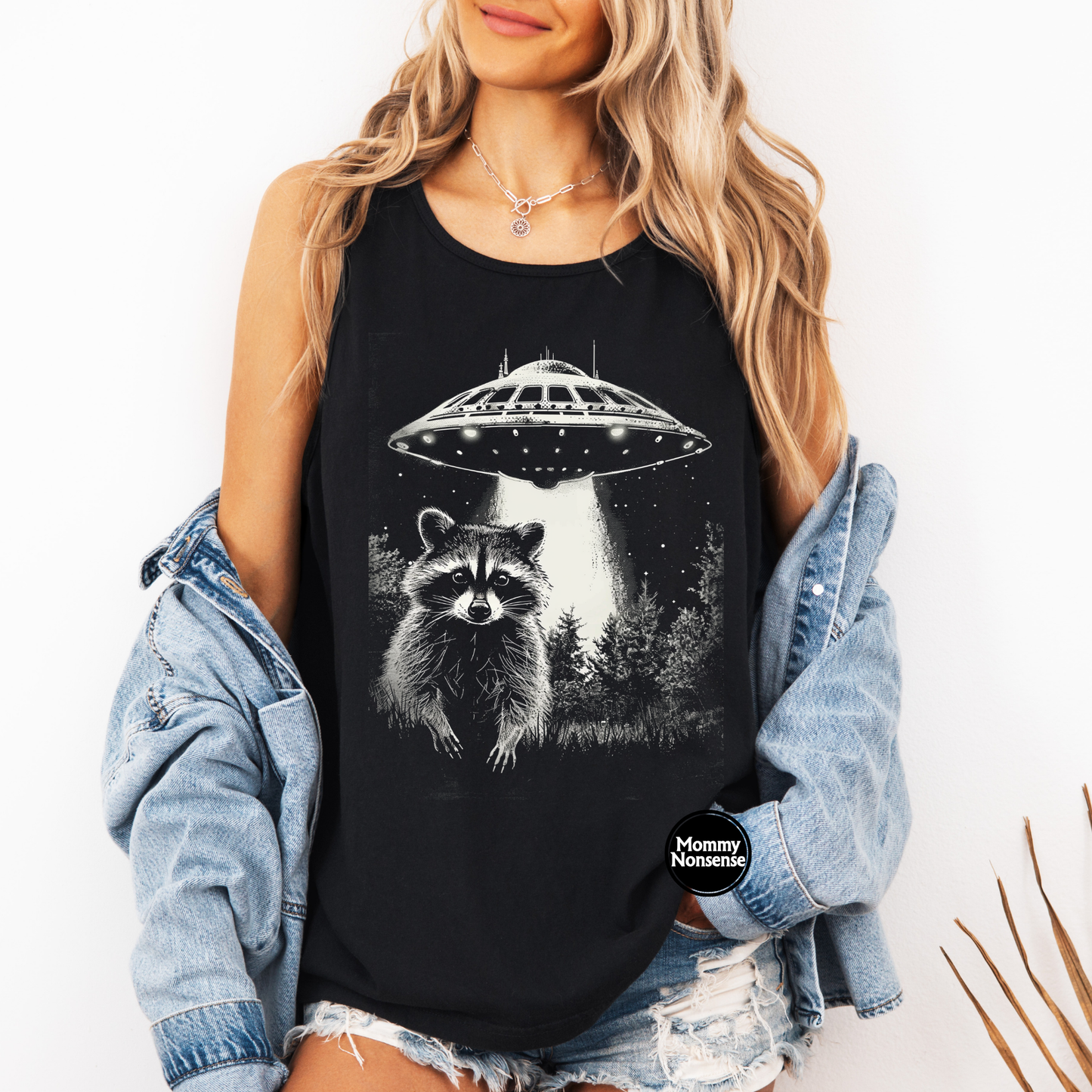 UFO Raccoon- DTF TRANSFER (L944) DTF Transfer