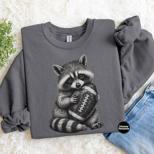 Football Raccoon- DTF TRANSFER (L892) DTF Transfer