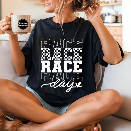 Race days (wht)-DTF TRANSFER (D18)