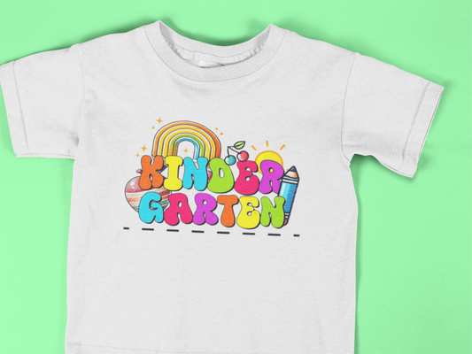 Rainbow- Kindergarten - DTF TRANSFER  (Z32)