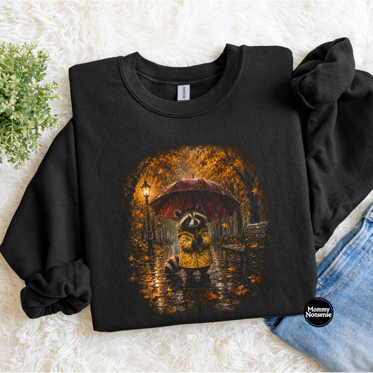 Raincoat Raccoon- DTF TRANSFER (L953) DTF Transfer