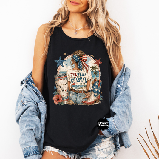 Red White and Coastal- DTF TRANSFER (L750) DTF Transfer