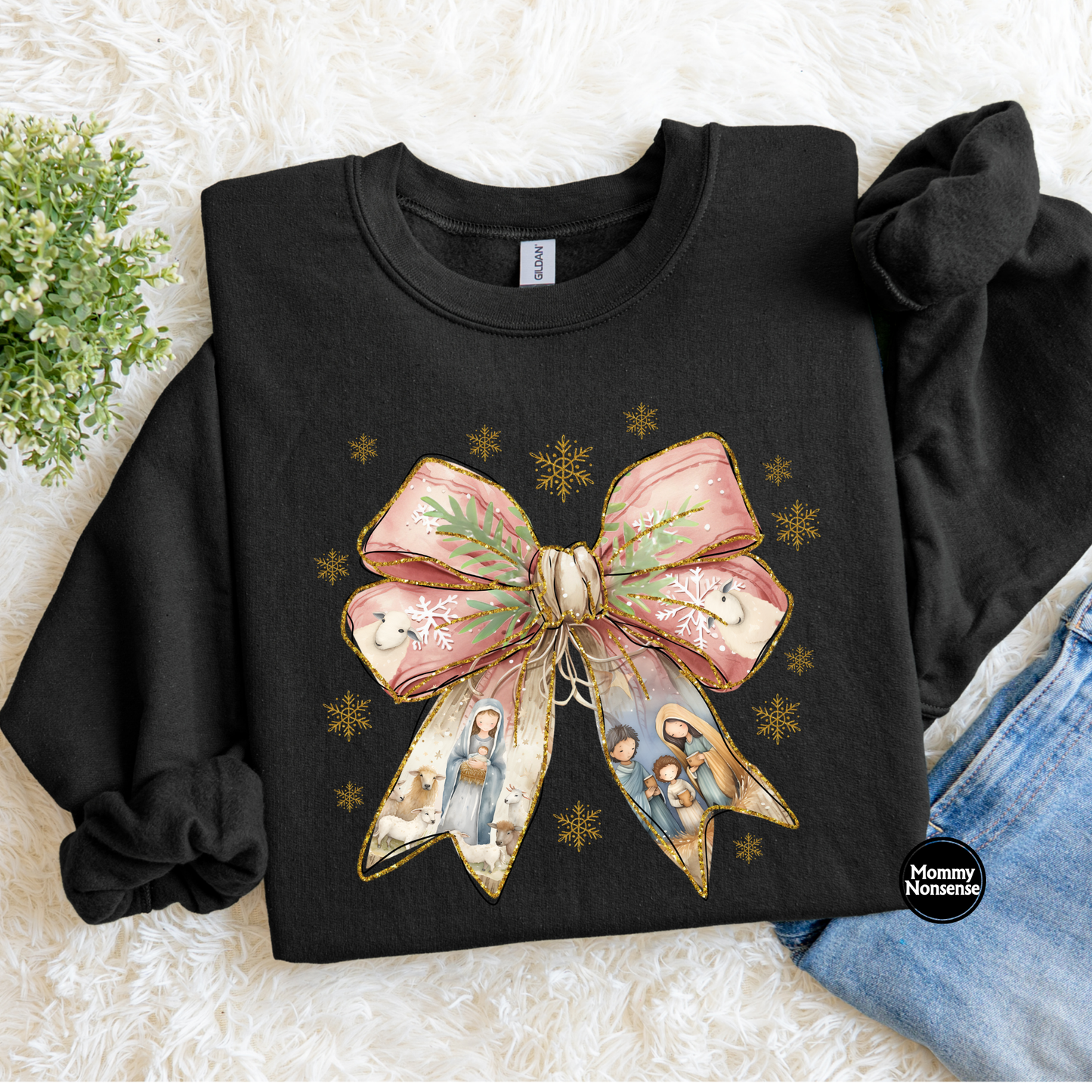 Religious Bow- DTF TRANSFER (L86) DTF Transfer