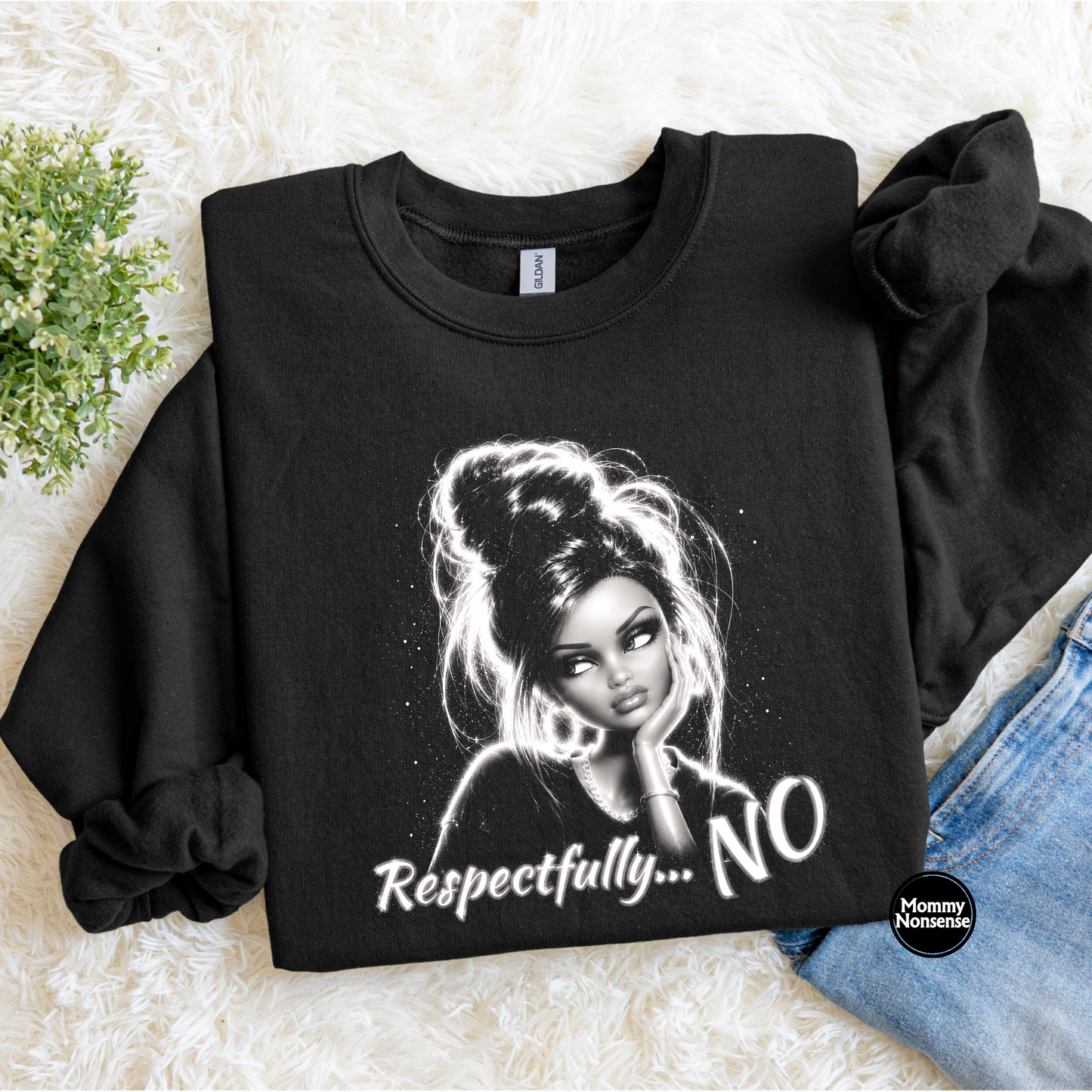 Respectfully No- DTF TRANSFER (L919) DTF Transfer