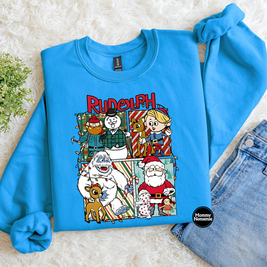 Rudolph Bumble Collage- DTF TRANSFER (L2) DTF Transfer