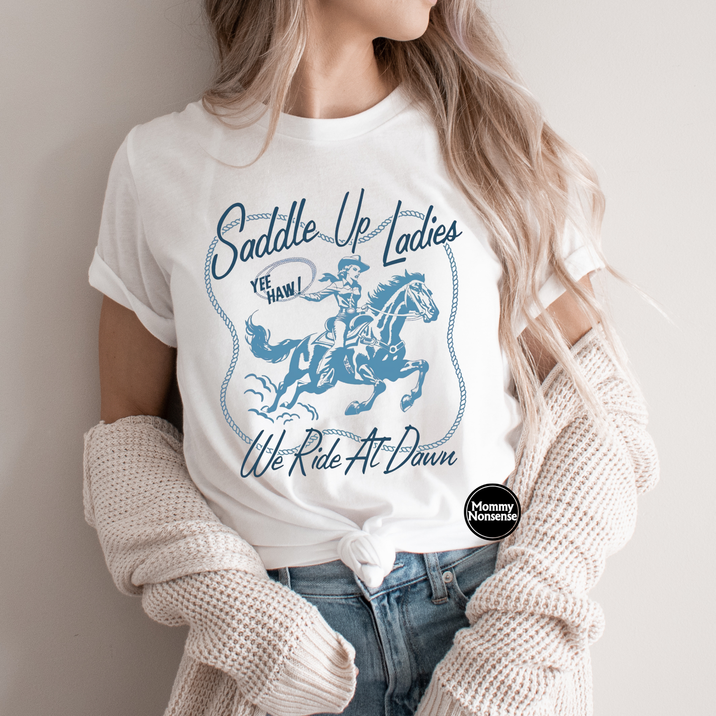 Saddle Up Ladies- DTF TRANSFER (L711) DTF Transfer