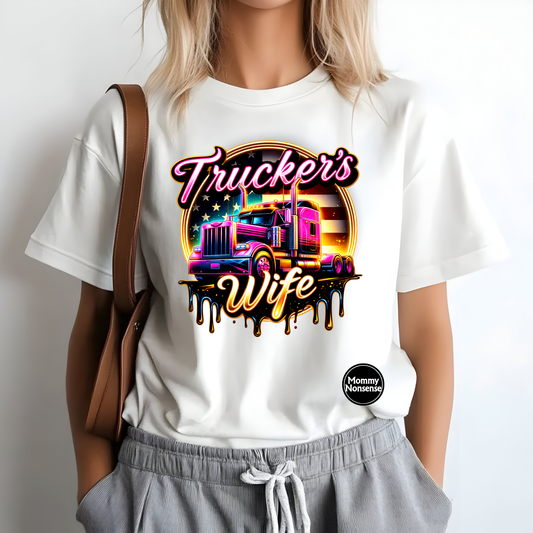 Truckers Wife - DTF TRANSFER (V2)