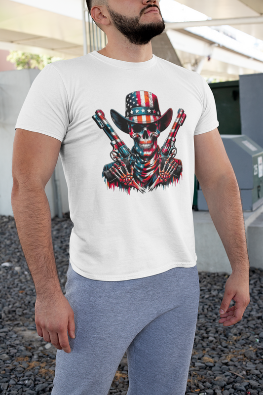 Skull America - (S5) DTF TRANSFER