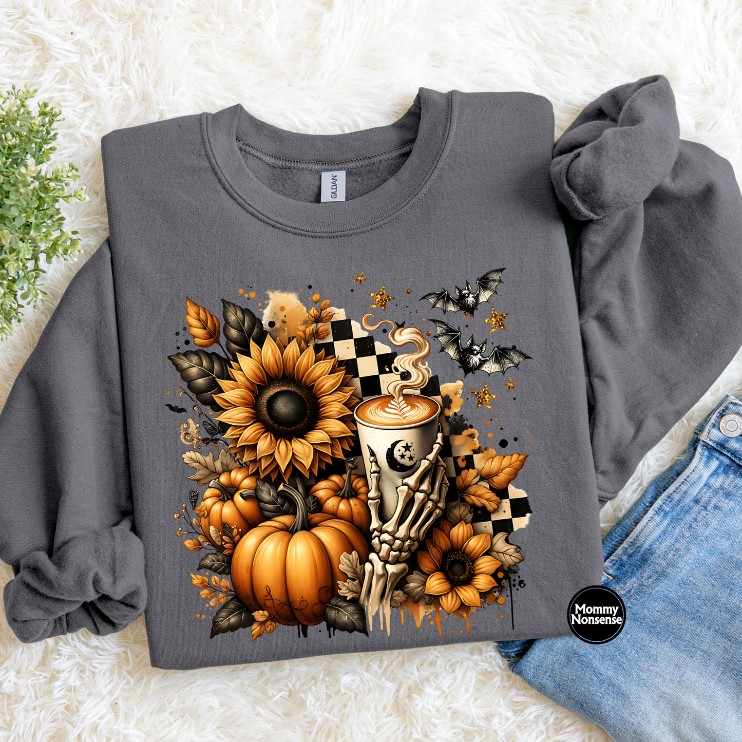 Fall Skelly Hand- DTF TRANSFER (L835) DTF Transfer