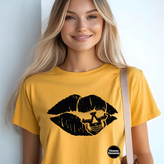 Skull Lips- DTF TRANSFER (X3)