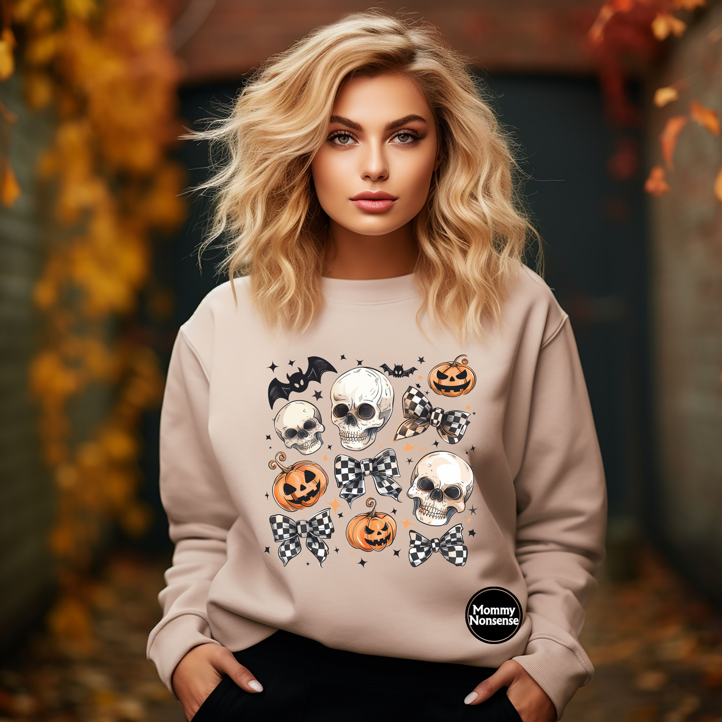 Skulls and Bows - DTF TRANSFER (K19) DTF Transfer