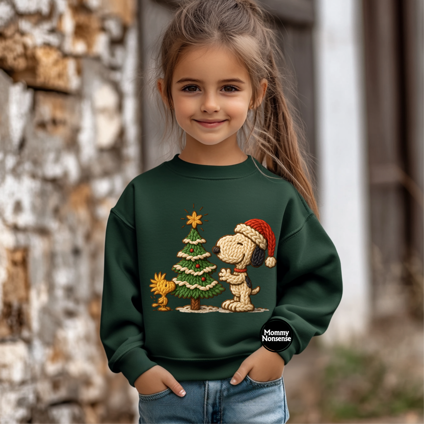 Snoop Dog and Xmas Tree- DTF TRANSFER  (Z58)