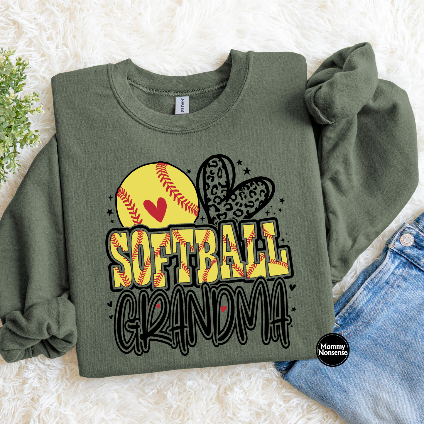 Softball Grandma- DTF TRANSFER (L694) DTF Transfer
