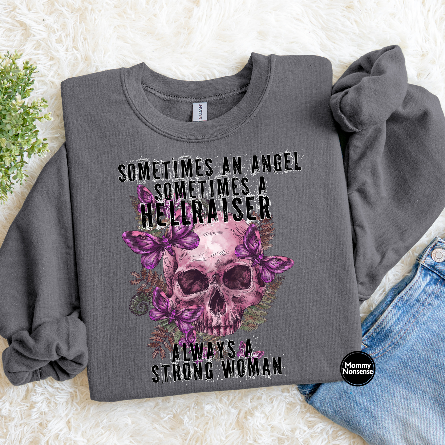 Sometimes An Angel, Sometimes A Hellraiser- DTF TRANSFER (L257) DTF Transfer