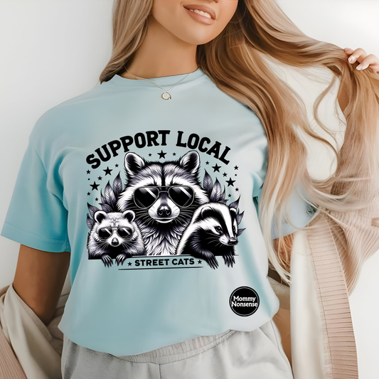 Support Local Street Cats -DTF TRANSFER (H72) DTF Transfer